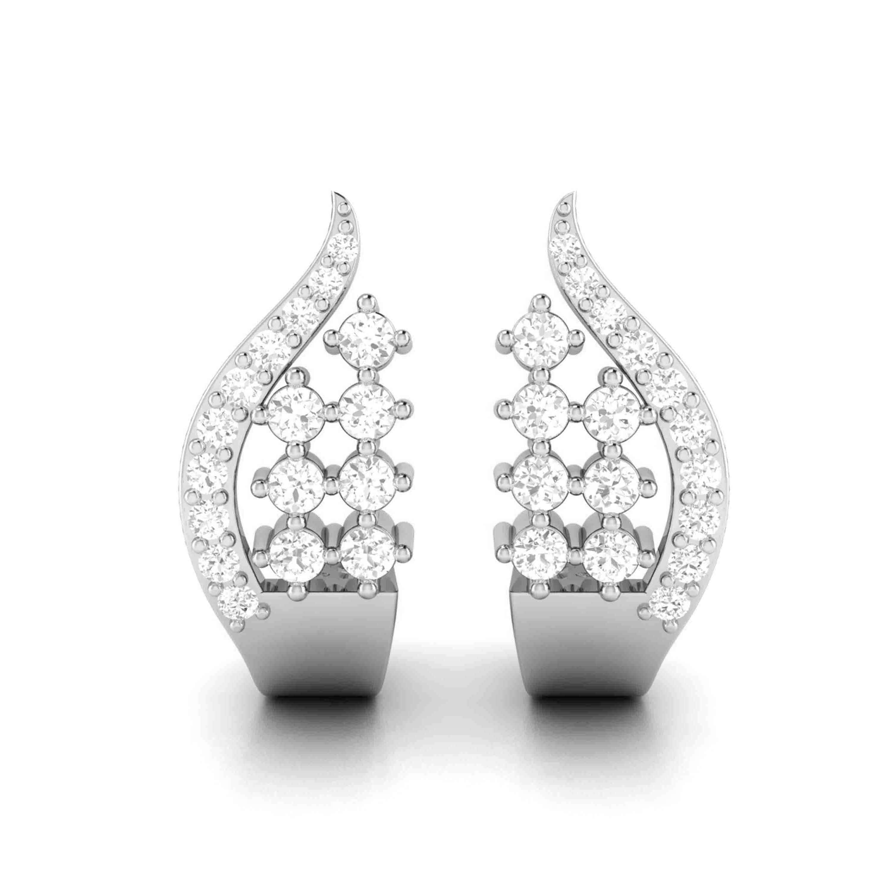 18k Real Diamond Earring JG-1902-3480 – Jewelegance